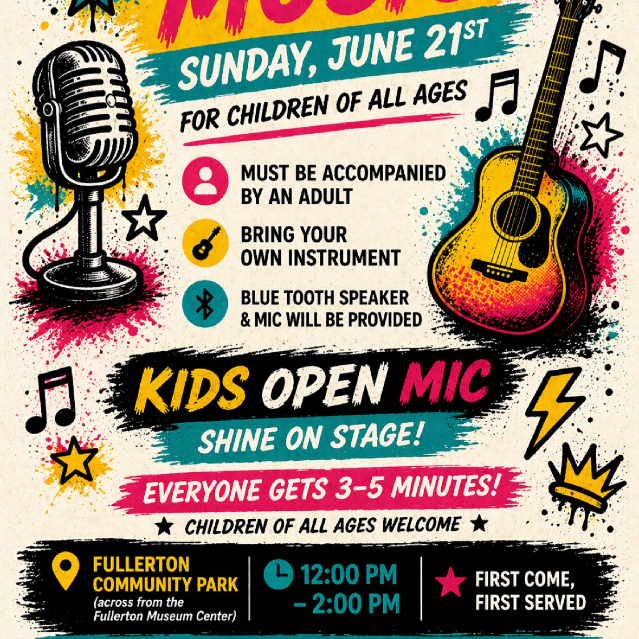 KIDS AND TEENS OPEN MIC
