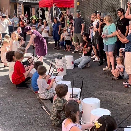 Bucket Drumming