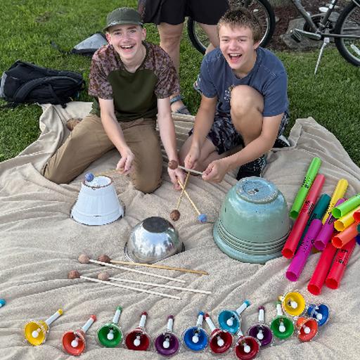 Drum Circle - Flower Pot Style!