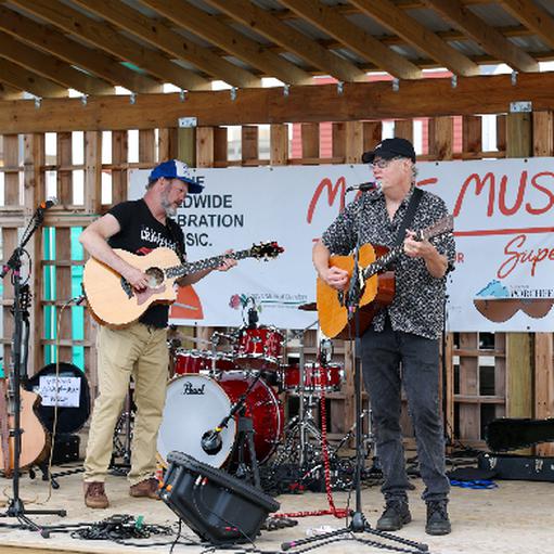 Misisipi Mike Wolf and Rick Brunner