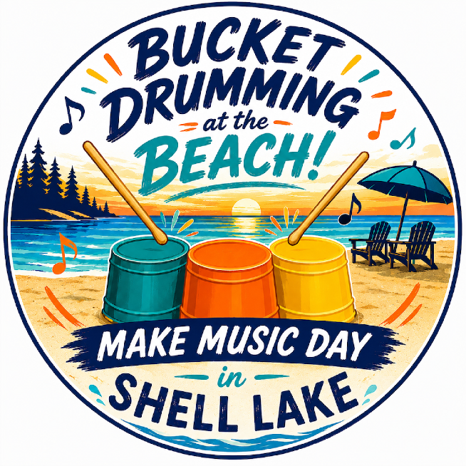 Bucket Drumming at the Beach
